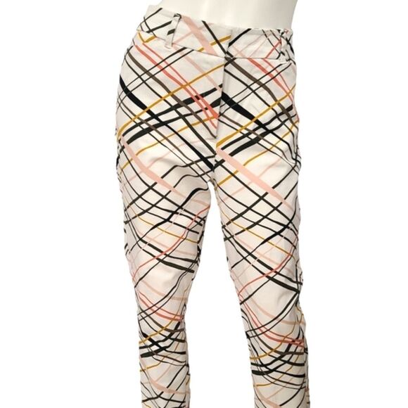 New York & Co White Printed Dress Pants size 12T - Picture 2 of 7
